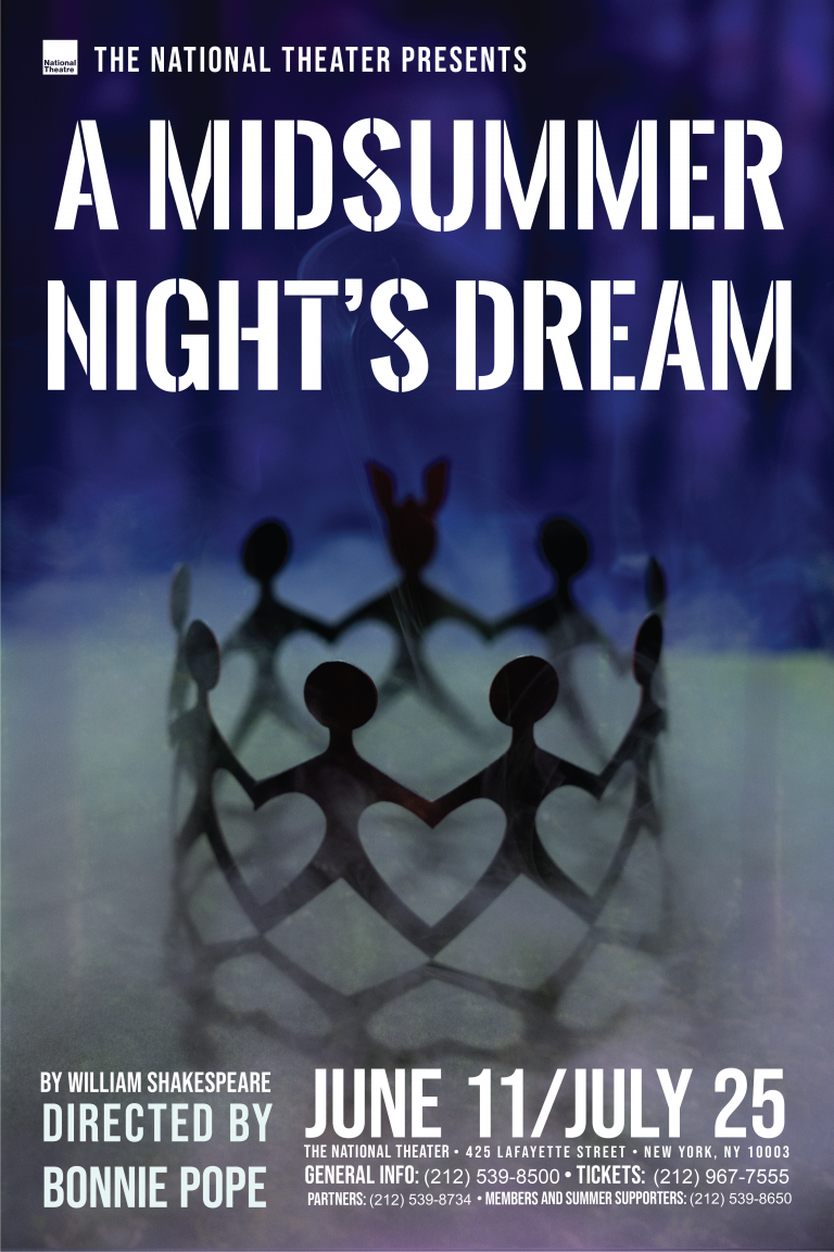 paper people circle poster with fog and white text