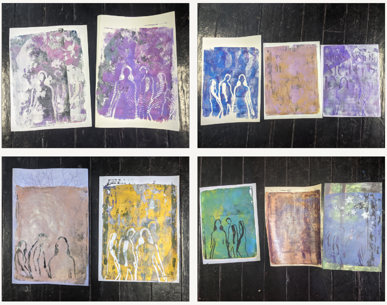 geli print layers for distracted boyfriend poster concept