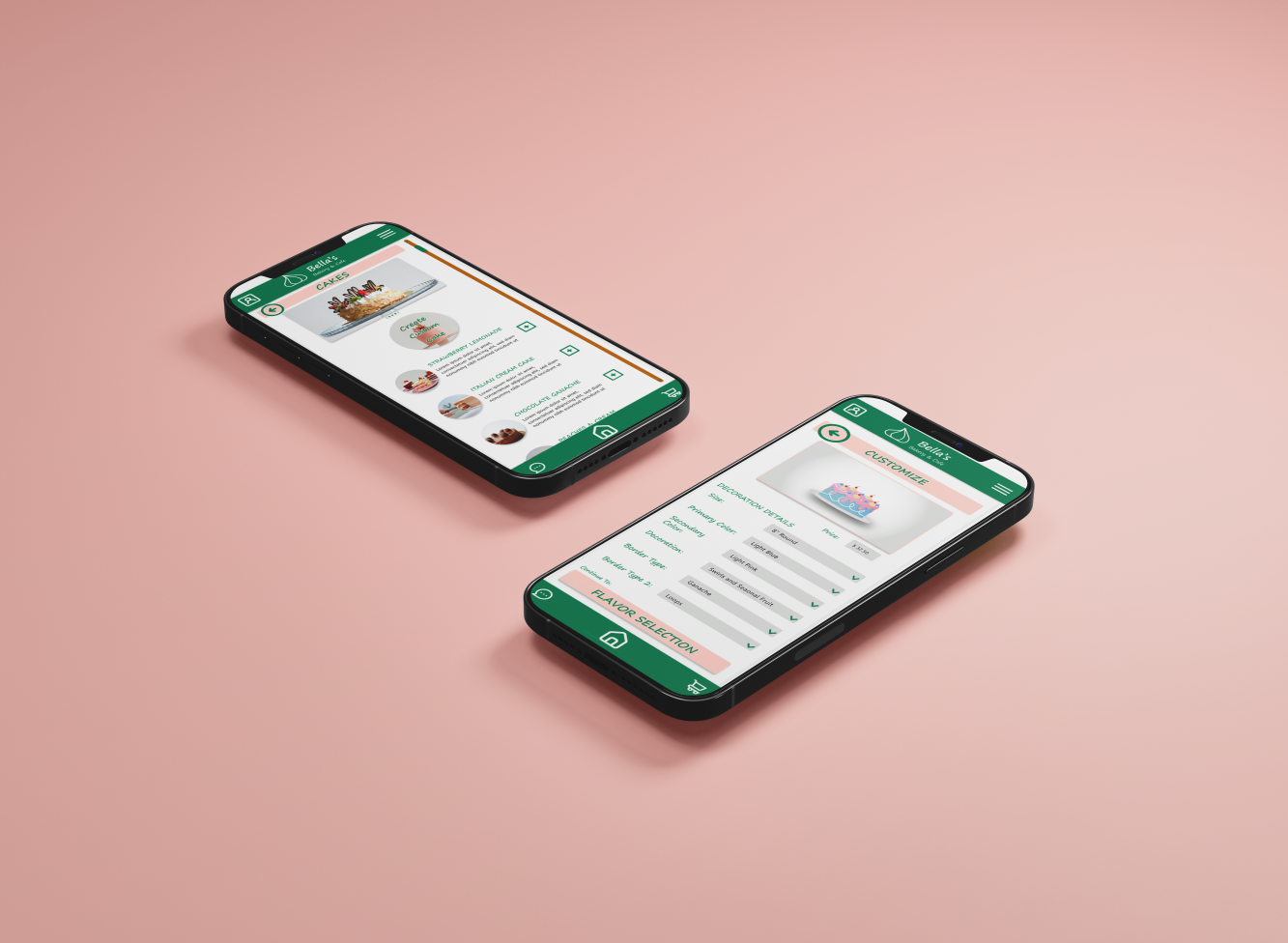 Bella’s Bakery & Cafe App Project