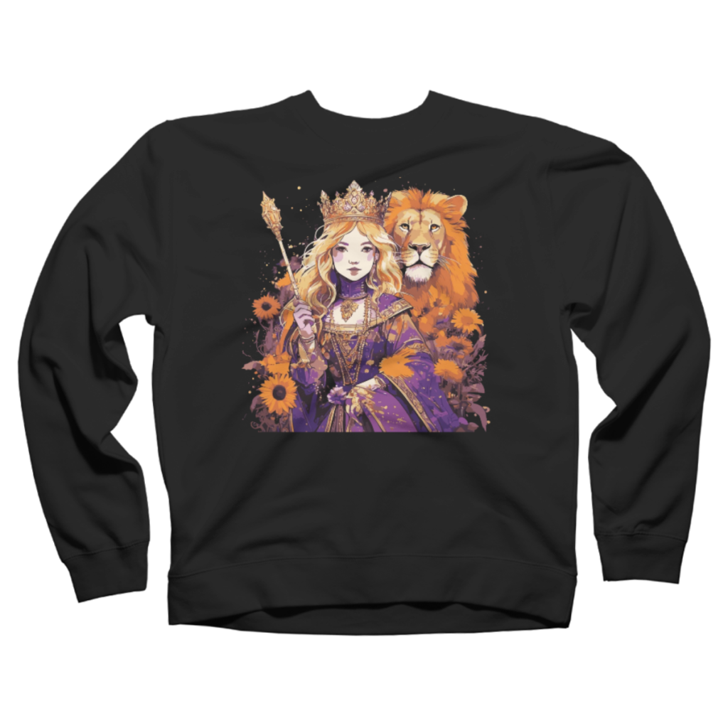 Queen of Wands inspired sweatshirt.
