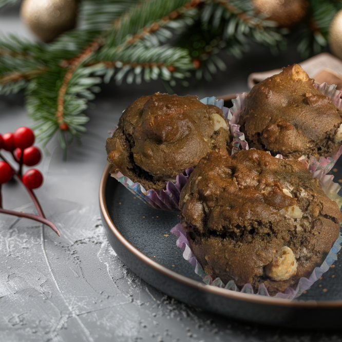 KOS Plant Protein Marshmallow Minty Muffins