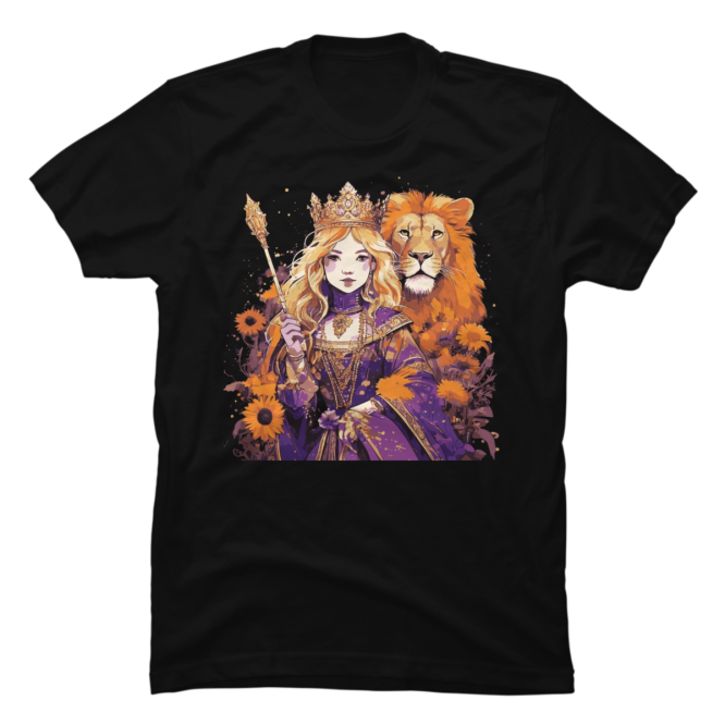 Queen of Wands tarot inspired t-shirt